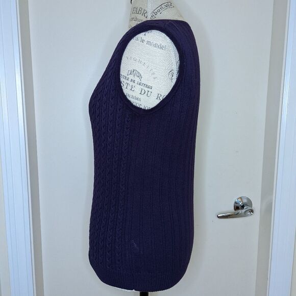 90s purple sweater vest - Picture 2 of 7